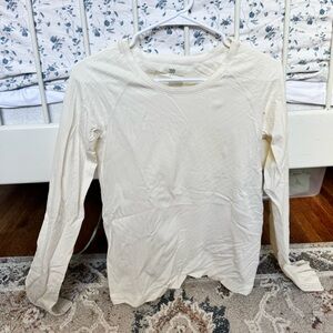 Target Women's Ivory Long Sleeve Tee